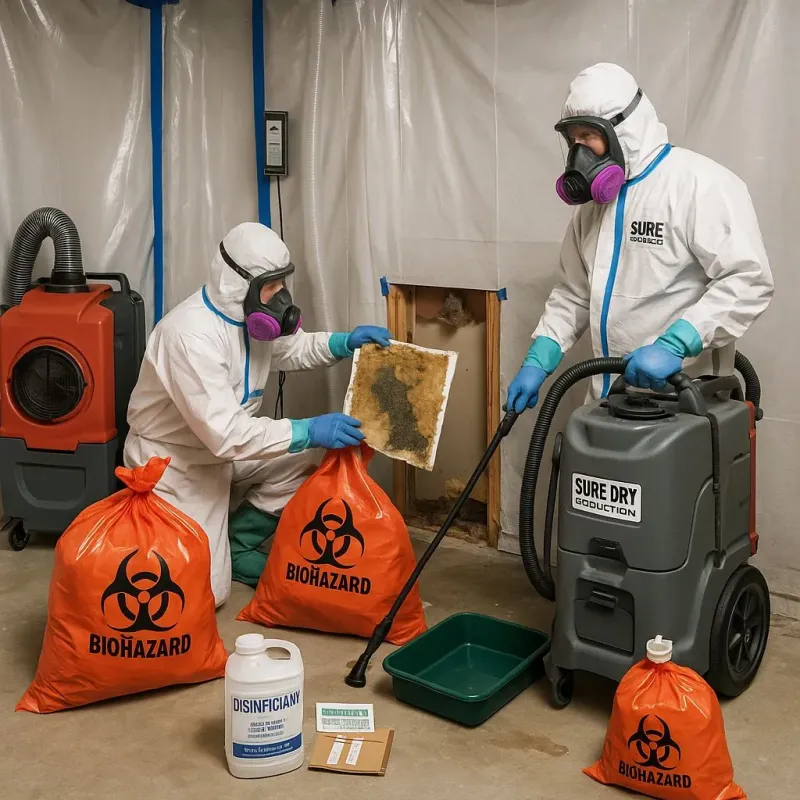 Contaminated Water Handling Protocols process in Woodford County, IL